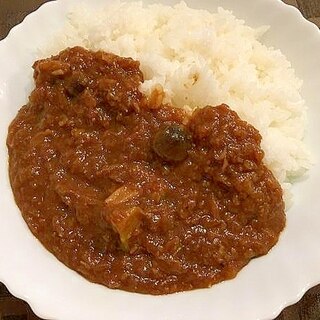 キーマとルーの中間！キーマ風カレー